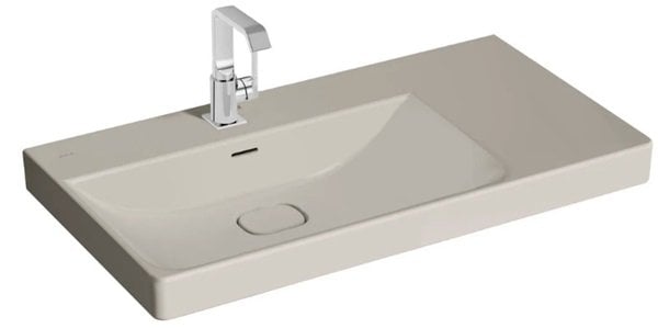 Vitra 7528B020-0001 Metropole Y.Ayaklı Lavabo,90cm,Mat Bej.